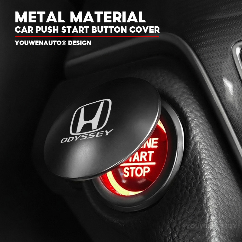 Dành Cho Xe Odyssey Nút Khởi Động Nắp Kim Loại Động Cơ Khởi Động Dừng Nắp Bảo Vệ Cho Xe Honda Odysse