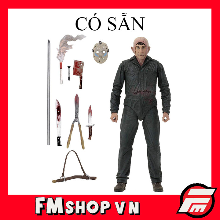 (New) Mô Hình Nhân Vật Neca Friday The 13Th Part 5 New Beginning Jason
