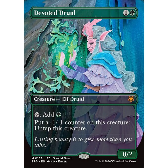 Magic: The Gathering - Special Guests - Devoted Druid (138)