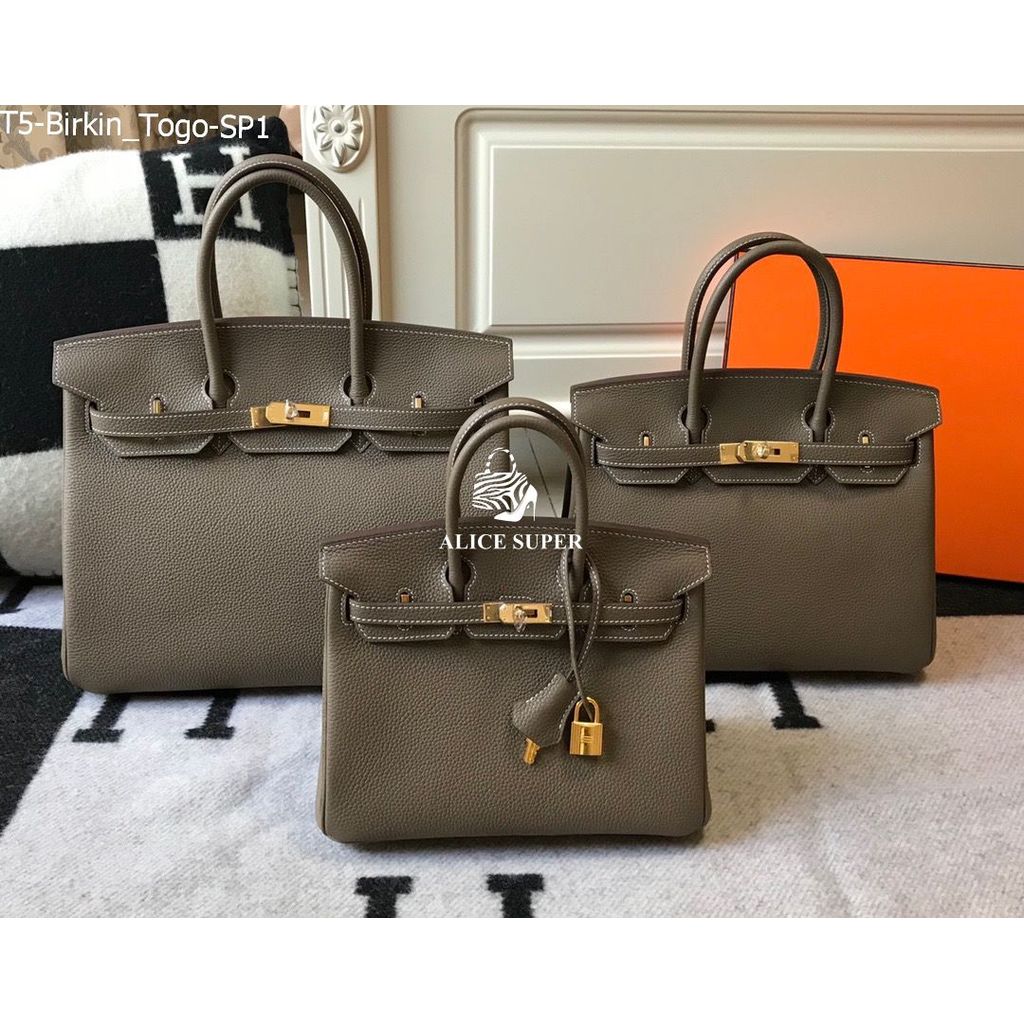 Hm BIRKIN TOGO1 Super1 [12 MÀU] size 25/30/35cm - Túi xách nữ Full box da thật cao cấp dáng SATCHEL 