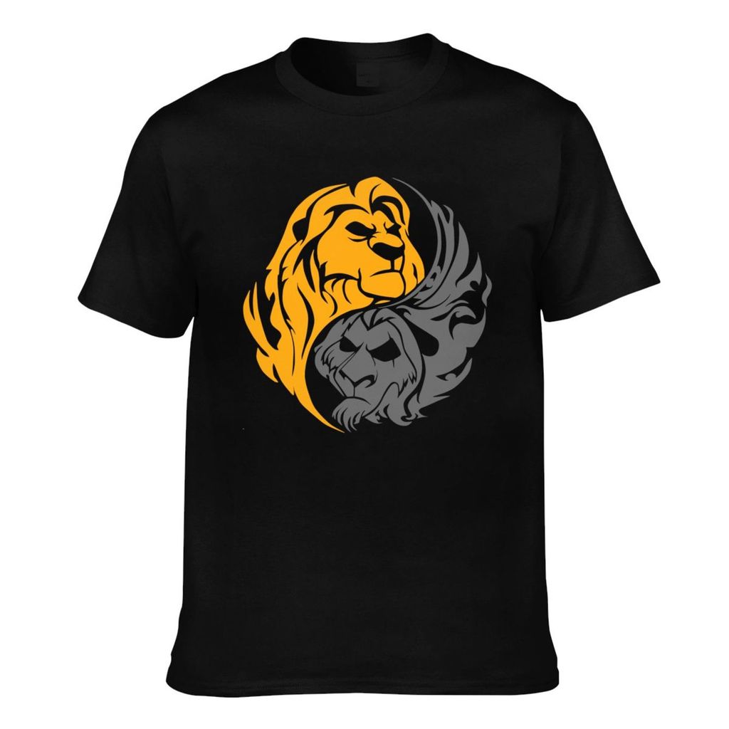 Áo thun nam Lion King Mufasa Scar Yin Yang Bố in hình tốt