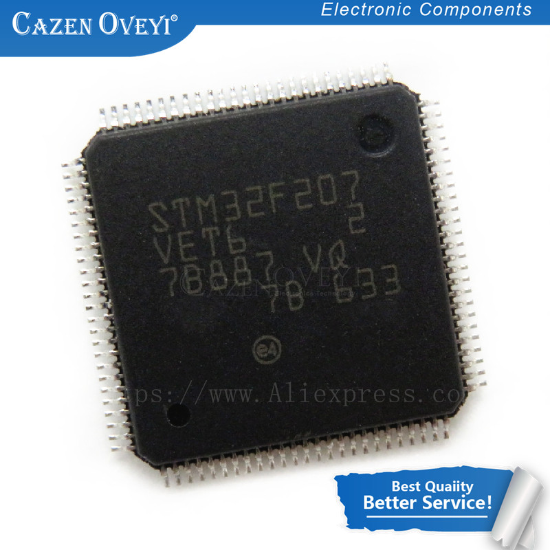 1 Cái / lốc STM32F207VET6 STM32F207 LQFP 100 MCU ARM 512KB FLASH Còn Hàng