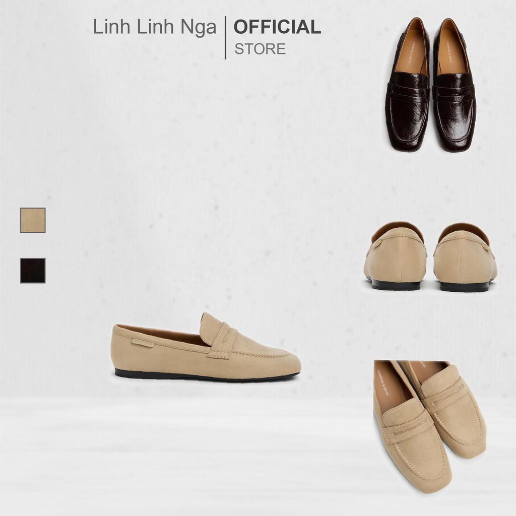 Giày С&Κ Crinkle-Effect Penny Loafers - CK1-70381190 chính hãng đủ bill