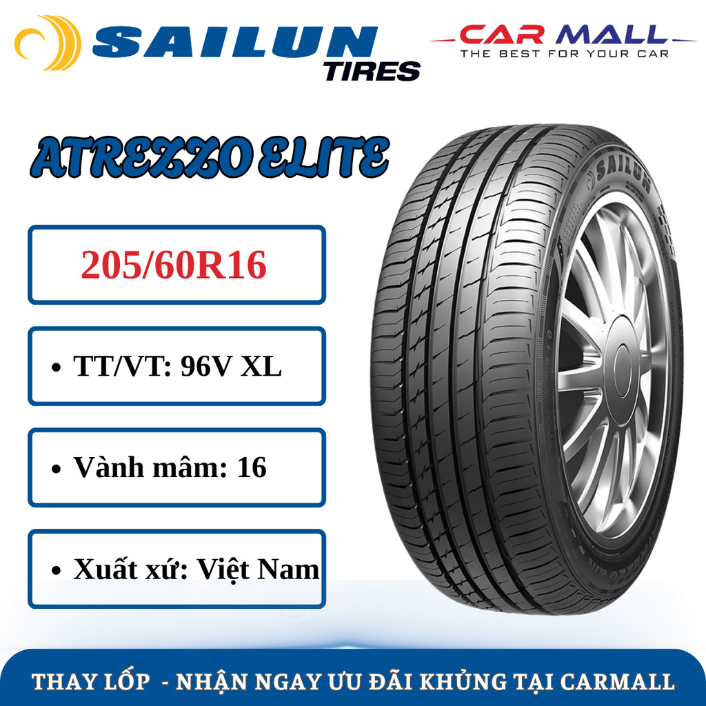 Lốp xe du lịch SAILUN 205/60R16 ATREZZO ELITE2