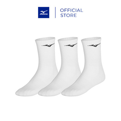 Vớ/Tất chạy bộ UNISEX TRAINING 3P SOCKS - Trắng Trắng Trắng 32GX2505Z01