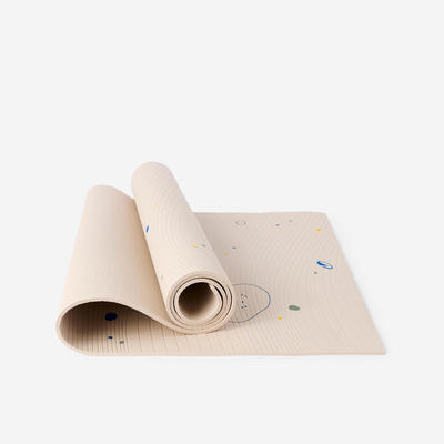 Thảm yoga trẻ em DECATHLON Xanh/Xanh lá/Màu be mã 8820417
