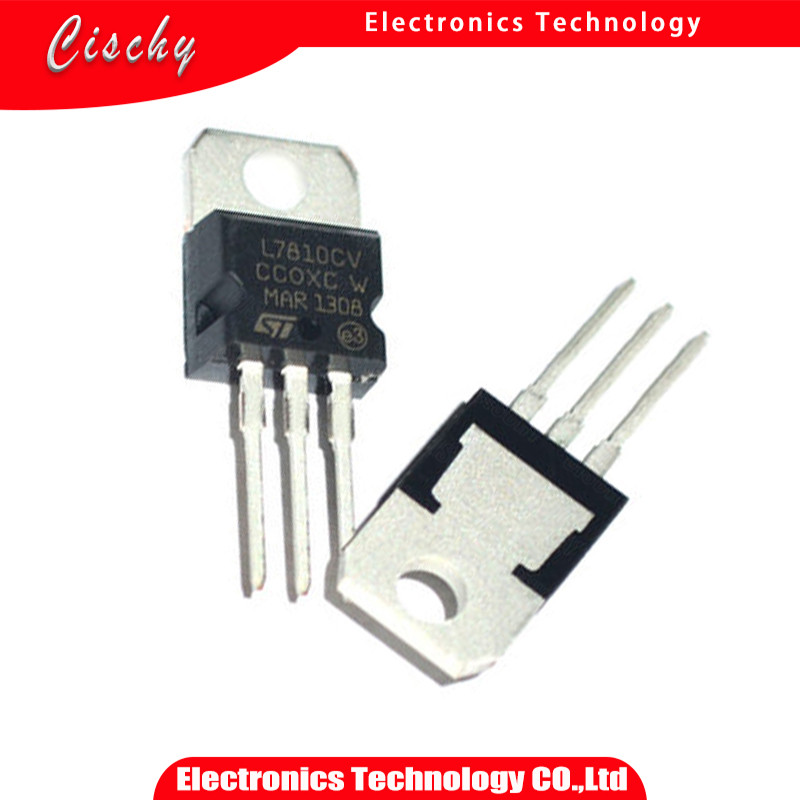 10 CÁI L7810CV TO220 L7810 ĐẾN 220 7810 LM7810 MC7810 7810CV điều chỉnh điện áp mới IC