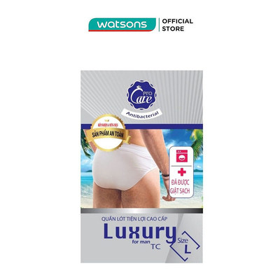 Quần Lót Tiện Lợi Procare Luxury Nam Size L 5Pcs