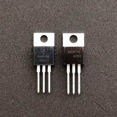 Bộ chuyển đổi PNP nội tuyến 45H11G D44H11G TO220 D45H11 D44H11 TO252 MJD44H11G MJD45H11G 10 Cái / 1 