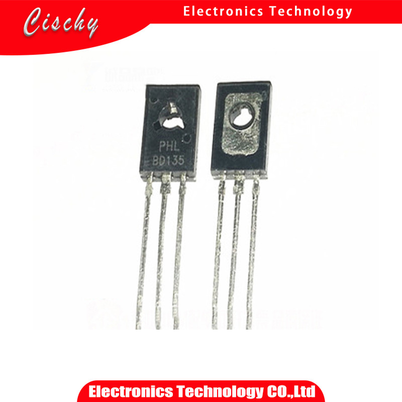 50 CÁI BD135 + BD136 mỗi 25 CÁI Transistor TO 126 PNP NPN Transistor Triode Epitaxial