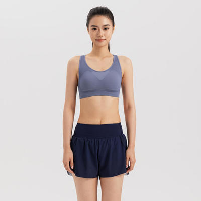 Áo ngực thể thao nâng đỡ vừa DECATHLON CN 1st Pad xám mã 8882261