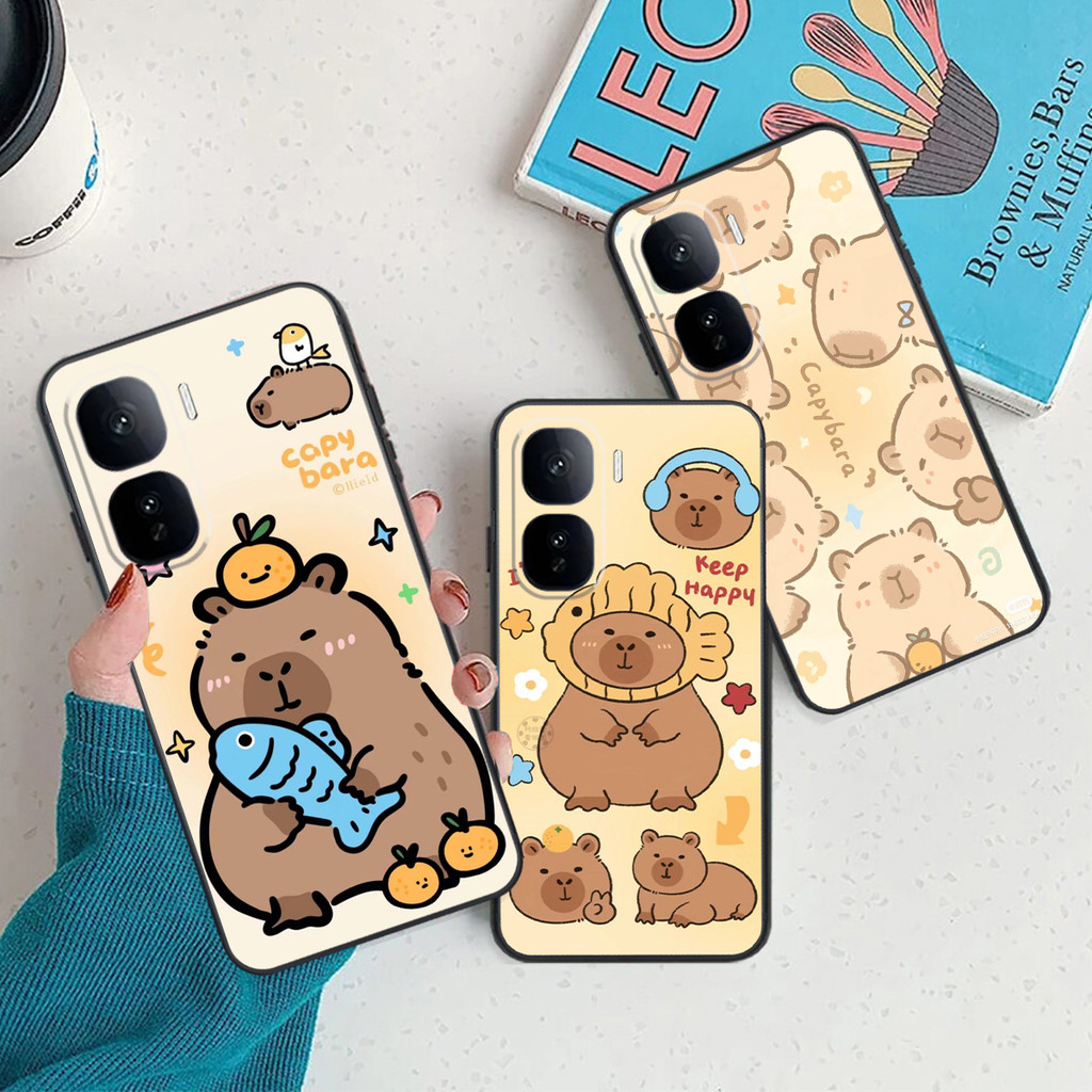 Ốp lưng Vivo IQ00 Neo 10 in hình capybara hot trend cute bảo vệ camera