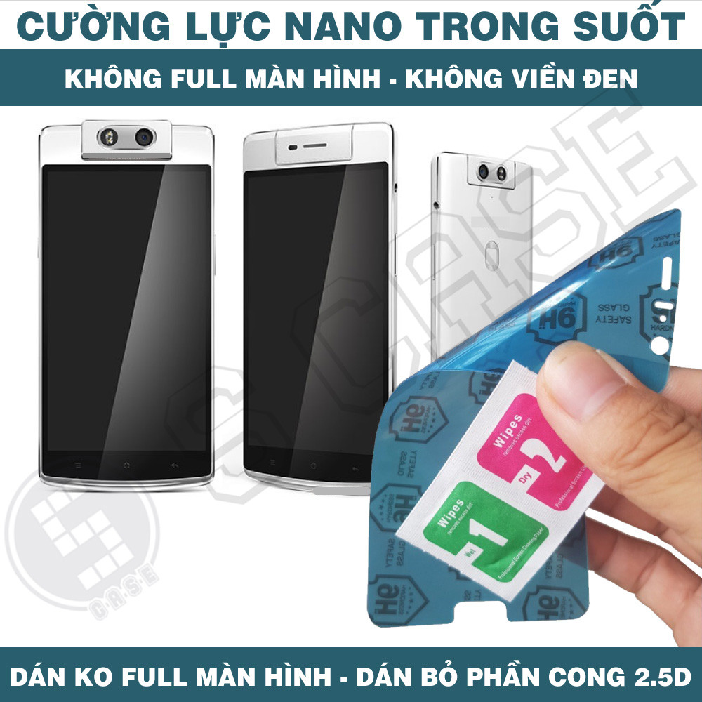 Cường Lực Nano Cho Oppo N3 N1 Mini - Trong Suốt, Không Full Màn, Không Viền Đen