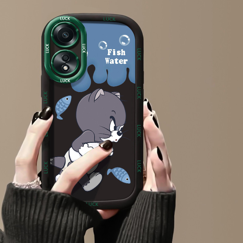 Ốp Lưng OPPO A58 4G A78 4G A58 5G A58X 5G A78 5G A1X 5G A2X 5G Silicon Case Động vật nhỏ
