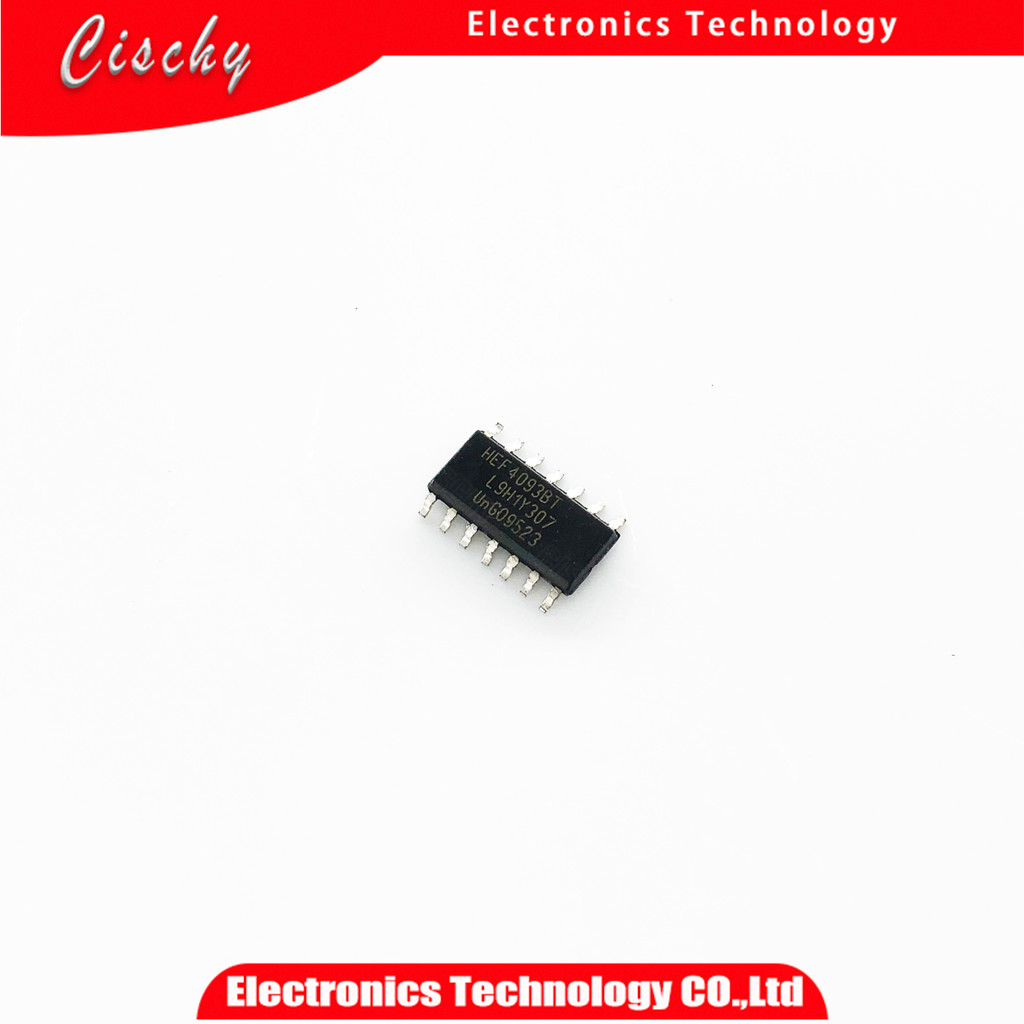 10 CHIẾC HEF4093BT CD4093BM SOP HCF4093 SOP 14 HEF4093 4093 SOP14 logic thiết bị chip