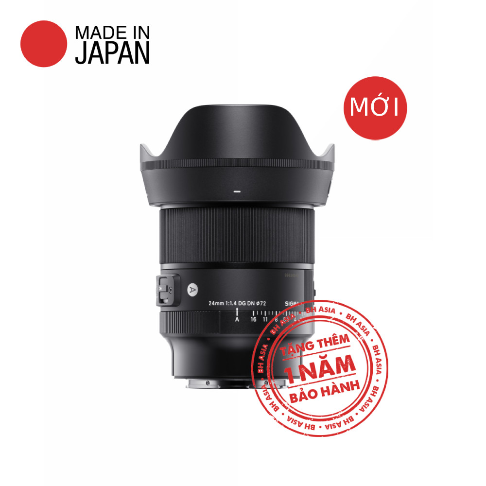 BH Asia - Ống kính Sigma 24mm F1.4 DG DN Art ngàm Sony E