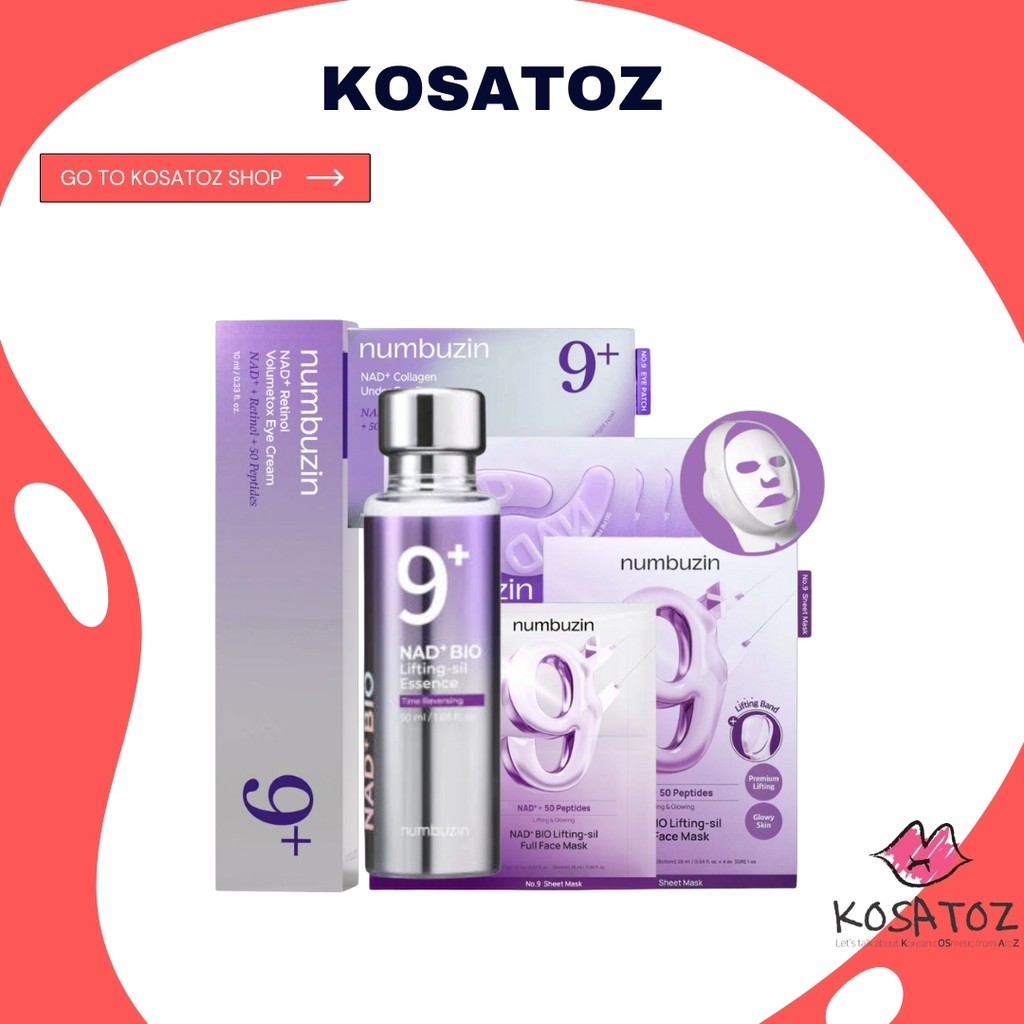 Numbuzin No.9 NAD + Mực sinh học / Tinh chất / Miếng dán