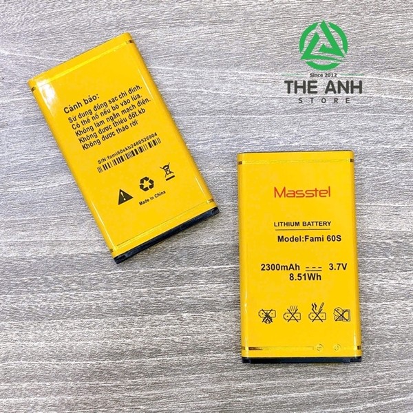 Pin máy phím Masstel Fami 60S 4G hàng như hình.