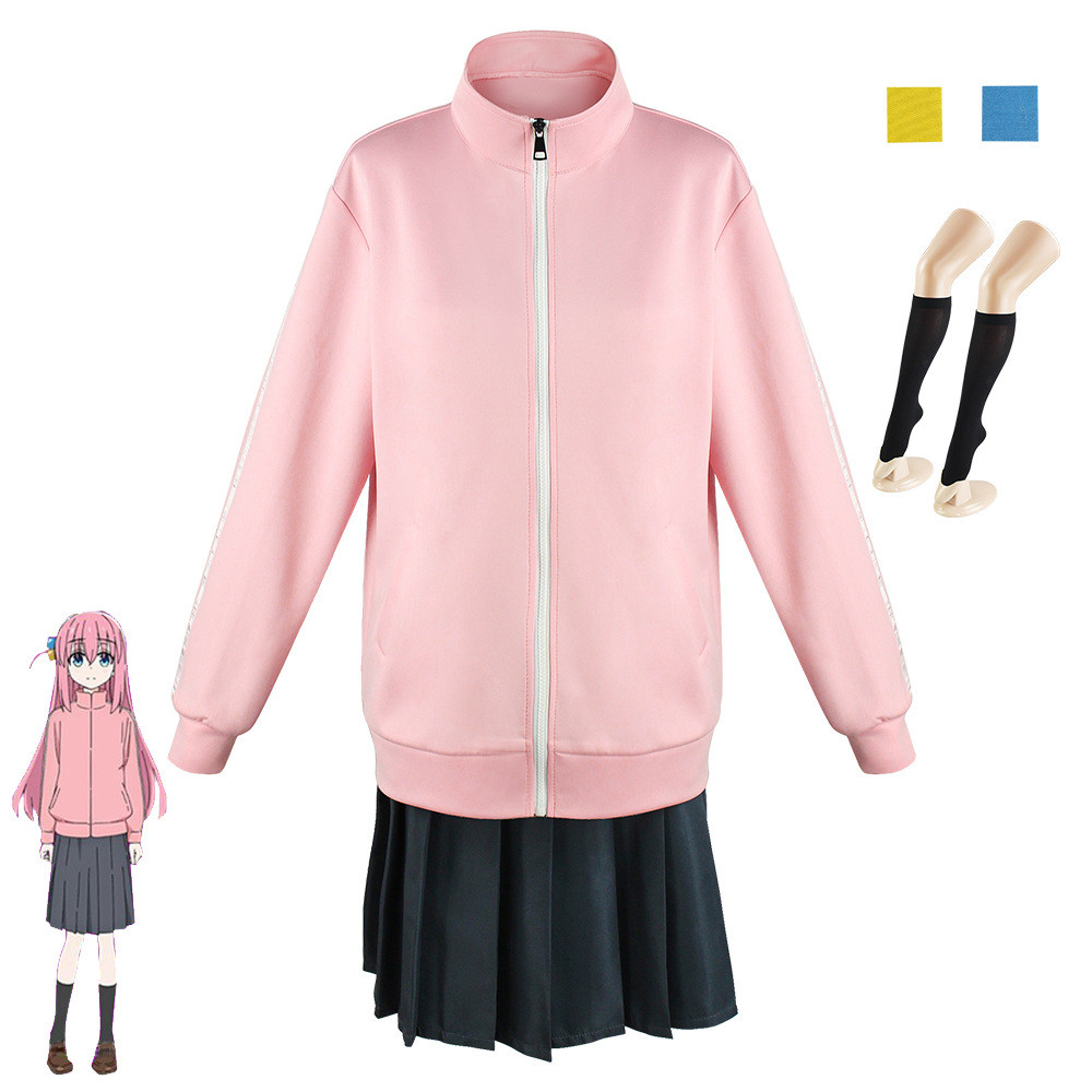 Bocchi the Rock Cosplay Bocchi Trang Phục Áo Khoác Hitori Gotoh Áo Anime Đầm Cho Người Lớn