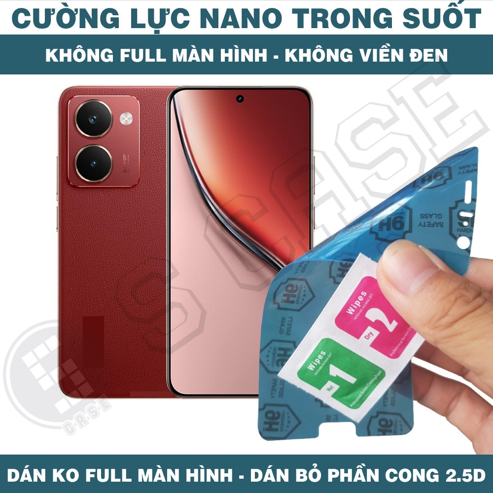 Cường Lực Nano Cho Realme P3 Pro P3 Ultra P3 Lite P3x - Trong Suốt, Không Full Màn, Không Viền Đen