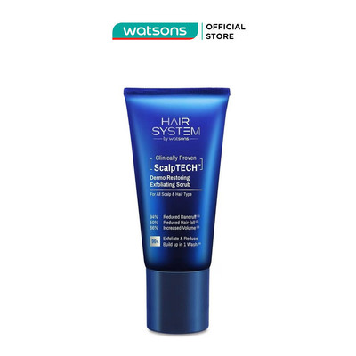 Tẩy Tế Bào Chết Da Đầu Hair System By Watsons Scalptech Dermo Restoring Exfoliating Scrub 160G