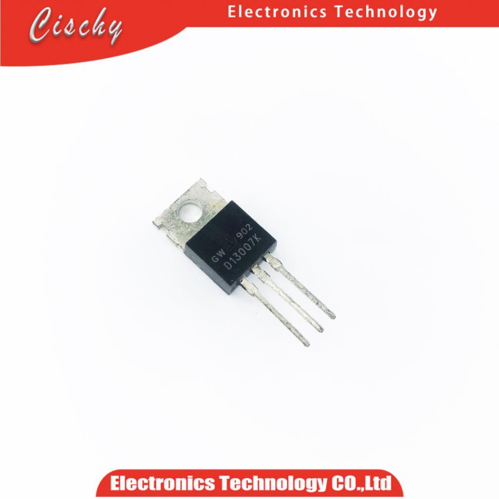 10 CÁI D13007K D13007 13007 ĐẾN 220 Bộ ba nguồn chuyển mạch thương hiệu