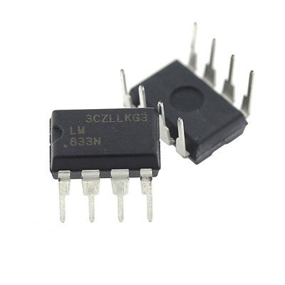 10 Cái / lốc LM833N DIP8 LM833 DIP IC mới và nguyên bản