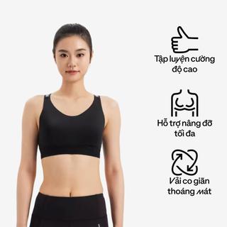 Áo bra thể thao DECATHLON CN FBRA 900 X đen mã 8941974
