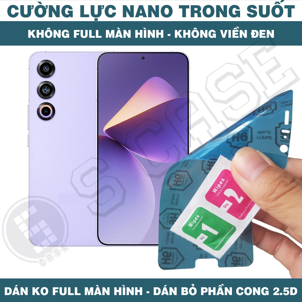 Cường Lực Nano Cho Meizu 21 Note Meizu 21 Pro - Trong Suốt, Không Full Màn, Không Viền Đen