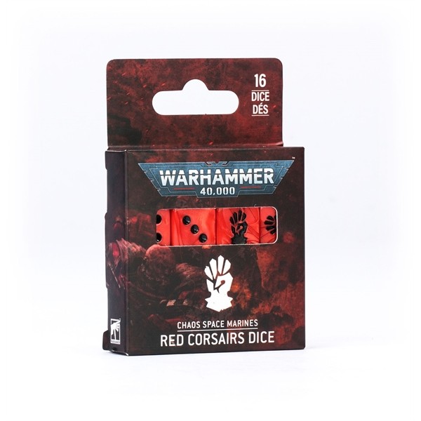 RED CORSAIRS DICE - DICE - WARHAMMER 40K - GAMES WORKSHOP - 43-115