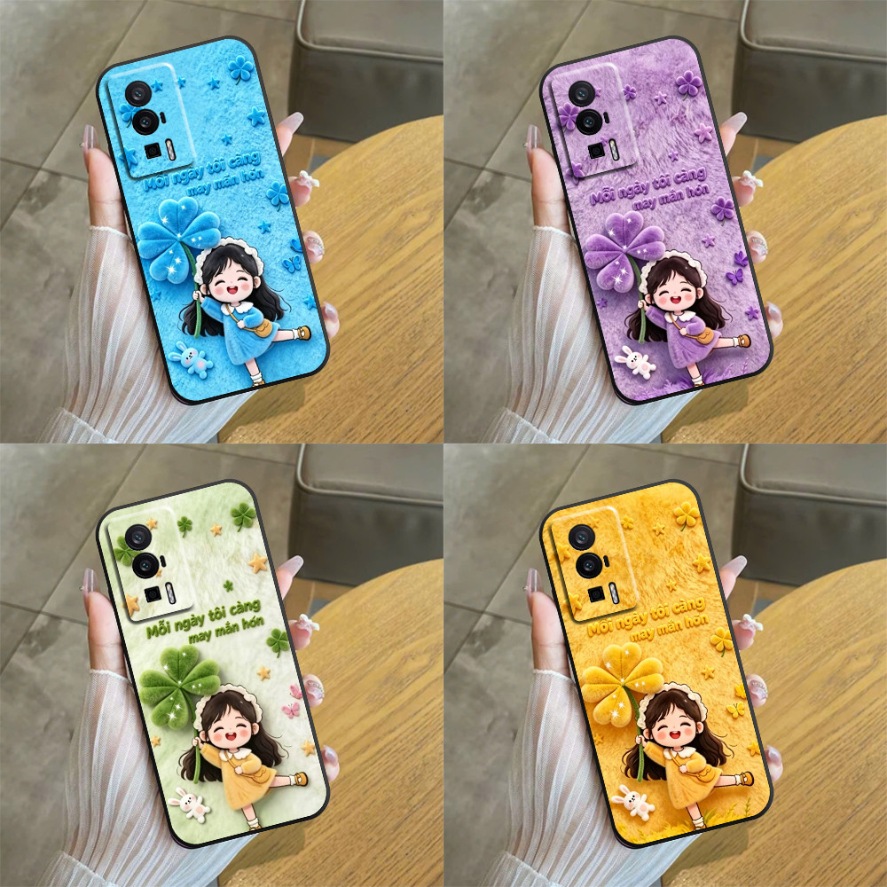 Ốp lưng Xiaomi Redmi K60 / K60 Pro / K60 Ultra cô gái may mắn mới nhất