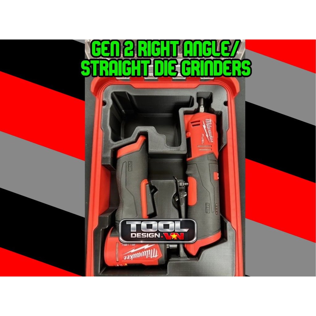 Khay máy mài khuôn Milwaukee M12 FDGA-0 và M12 FDGS-0 - Tool Design Vn