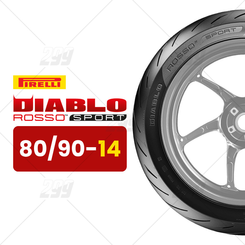Vỏ xe Pirelli Diablo Rosso Sport 80/90-14