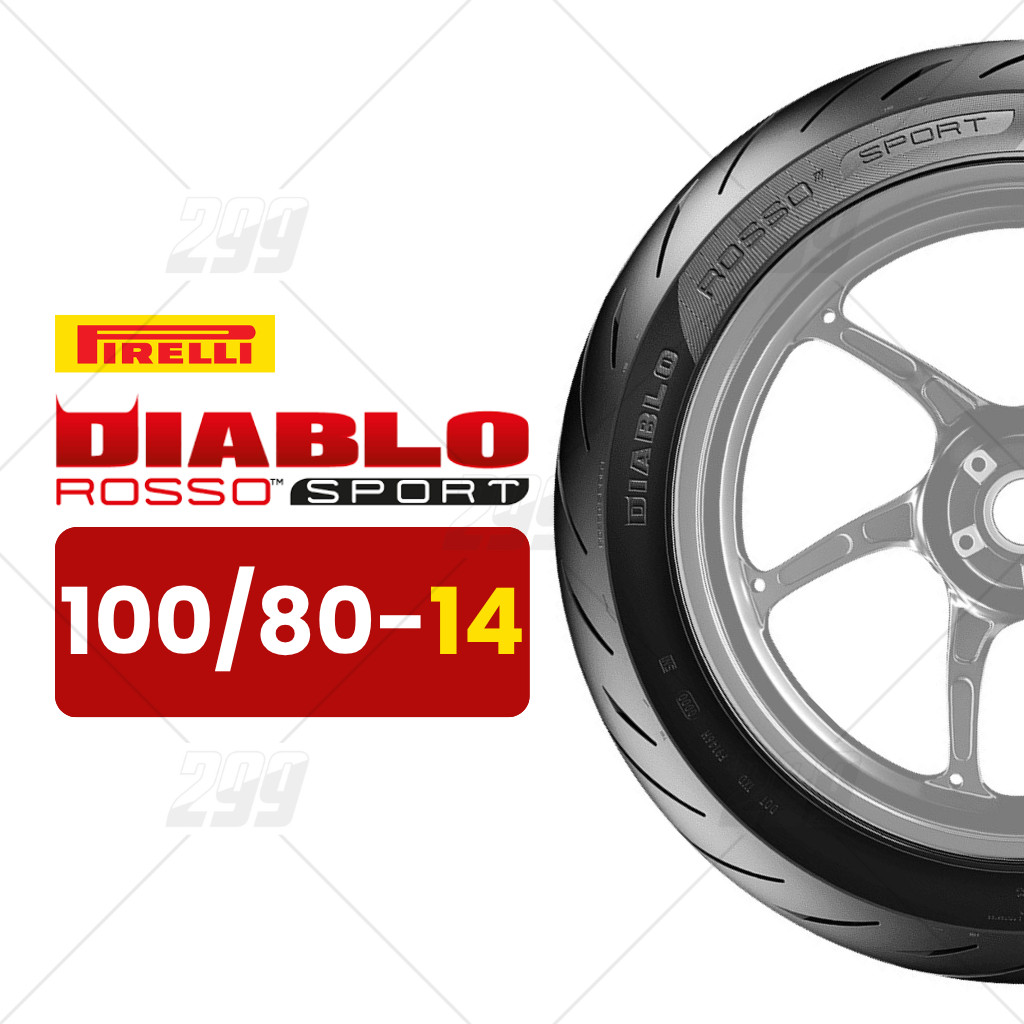 Vỏ xe Pirelli Diablo Rosso Sport 100/80-14