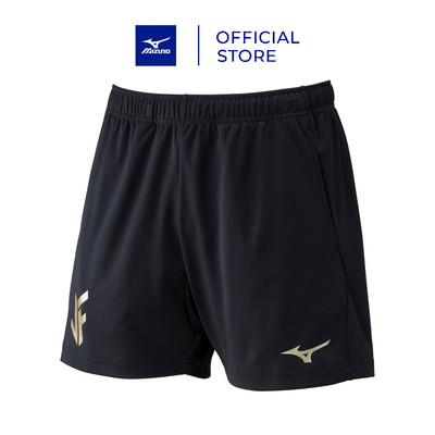 Quần Short Bóng Đá NAM Mizuno JF Double Knit Interlock Training Pants Đen - P2GDD01009