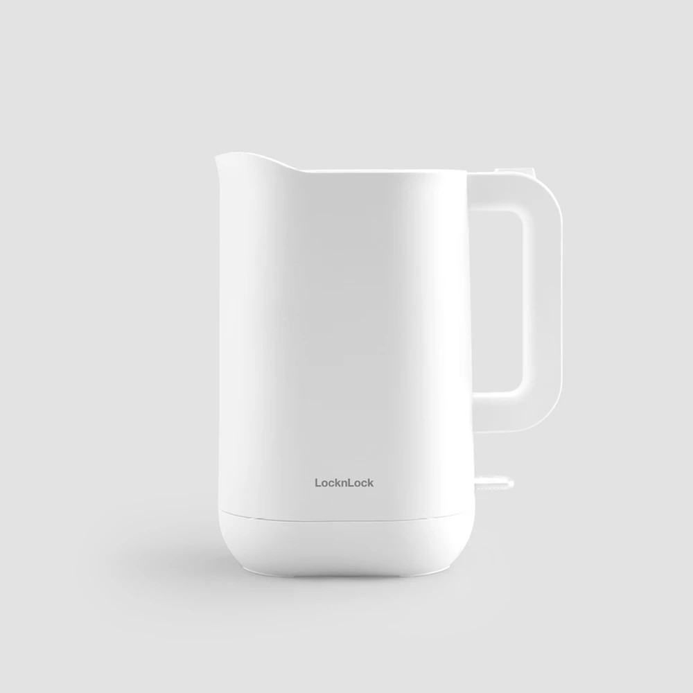 Ấm đun siêu tốc LocknLock tĩnh lặng Silent electric kettle 1.2L EJK216WHT