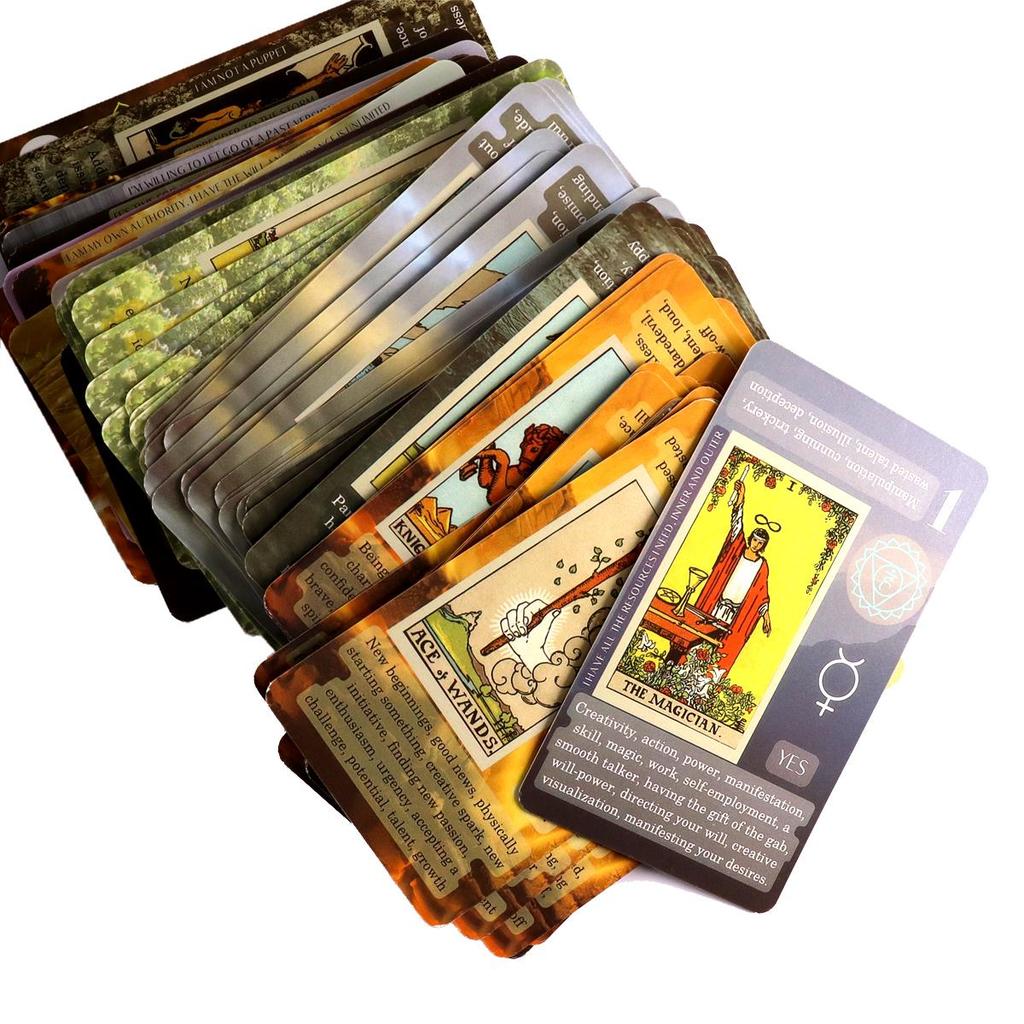 Bộ bài Tarot dành cho người mới bắt đầu có ý nghĩa, Bộ bài Tarot từ khóa, Học Tarot, Luân xa, Bộ bài