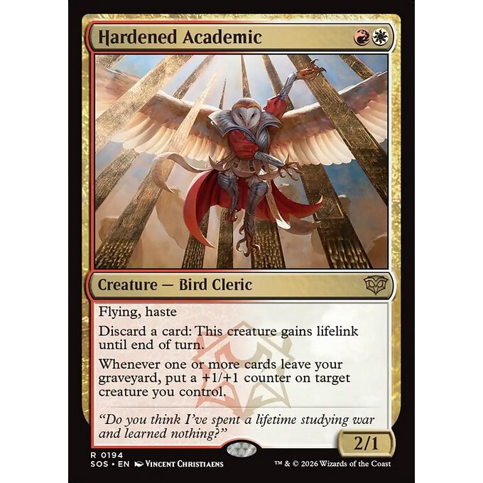 Magic: The Gathering - Secrets of Strixhaven - Hardened Academic (194)