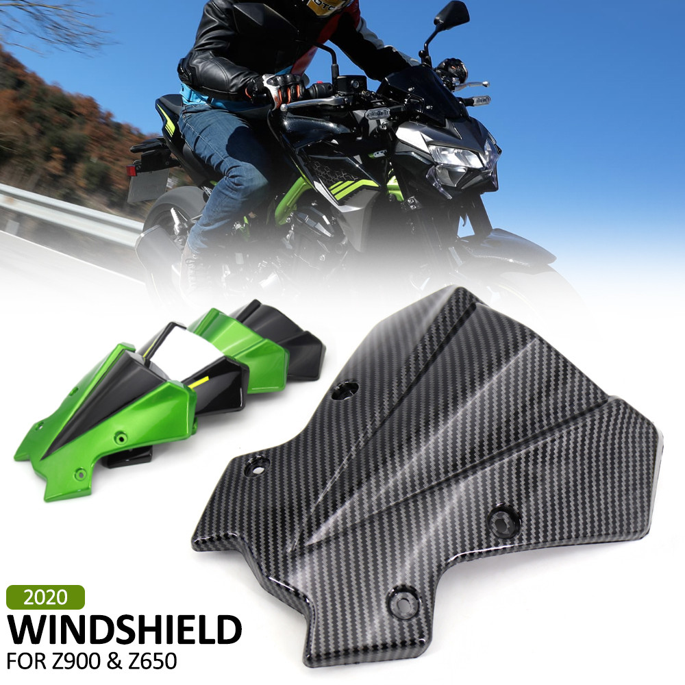 VISER Xe Máy Mới Kính Chắn Gió Kính Chắn Gió Tấm Che Kính Chắn Gió Tương Thích Cho Kawasaki Z900 Z65
