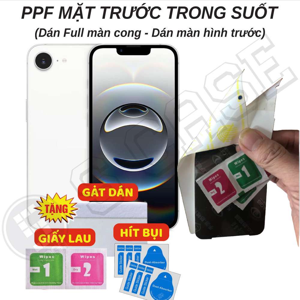 Dán PPF Full Màn Trong Suốt Cho iphone 16 Pro Max iphone 16E iphone 16 Plus 16 Promax