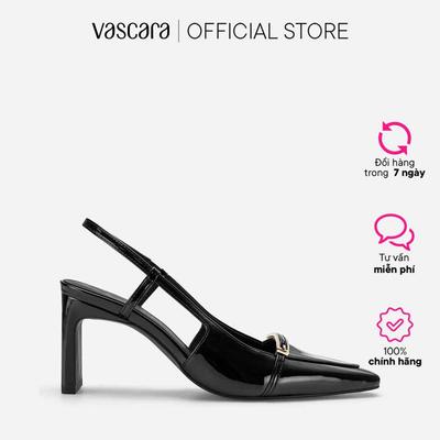 Vascara Giày Slingback Phối Khoá Kim Loại - BMN 0760