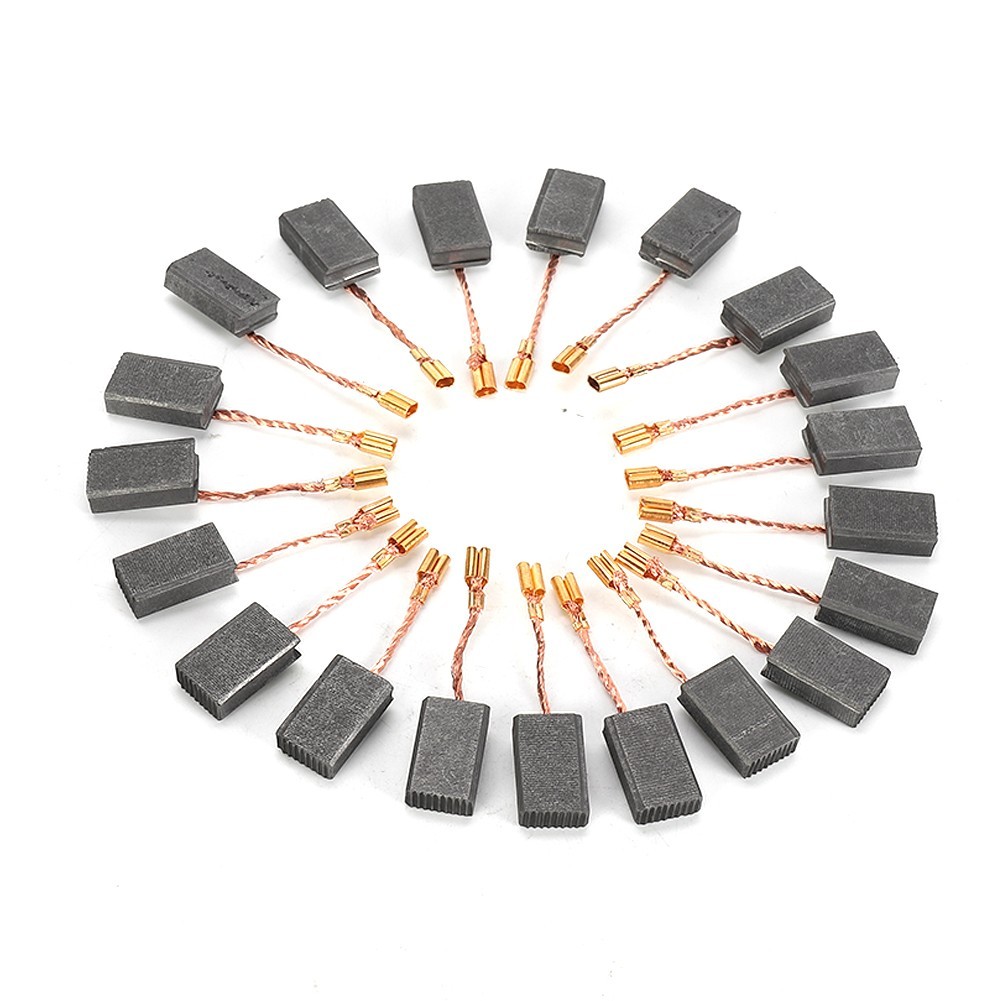 [SR] 20 Chiếc Bàn Chải Carbon Động Cơ Carbon Carbon Cho Máy Xay Góc Động Cơ Bosch 125