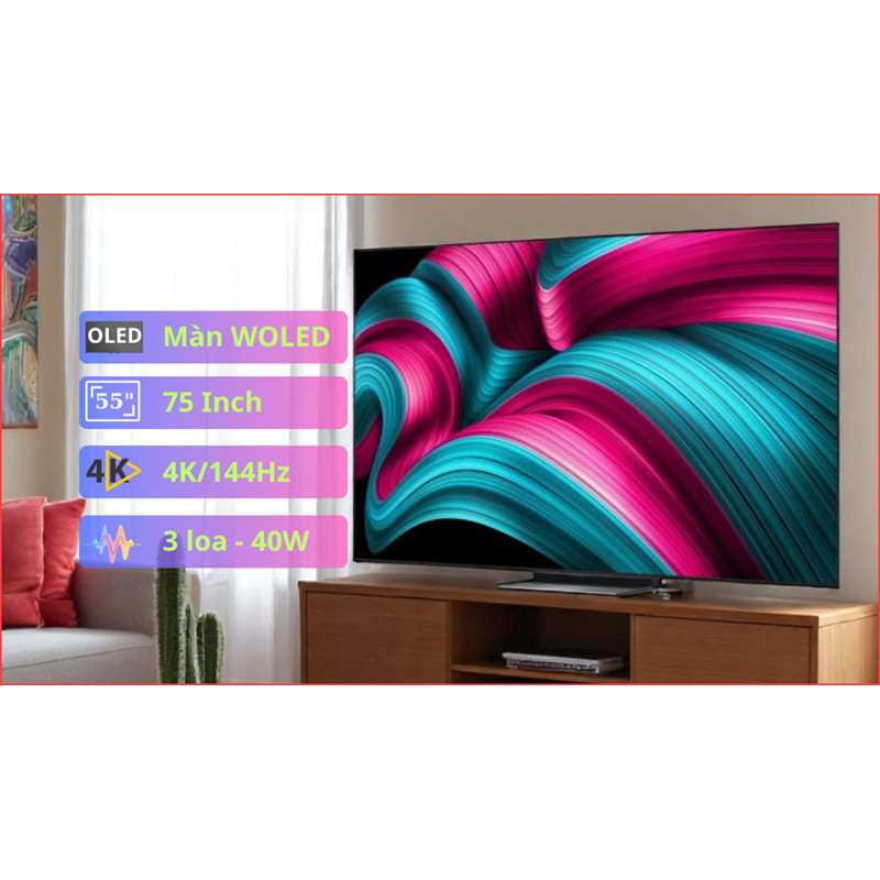 Smart Tivi OLED evo LG AI 4K 77 inch OLED77C5PSA 2025 - INDONESIA