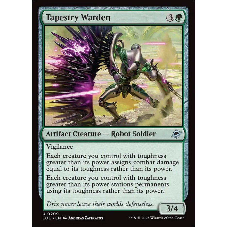 Tapestry Warden - uncommon - normal - EOE - 209 - (Uncom, Common) - Magic The Gathering