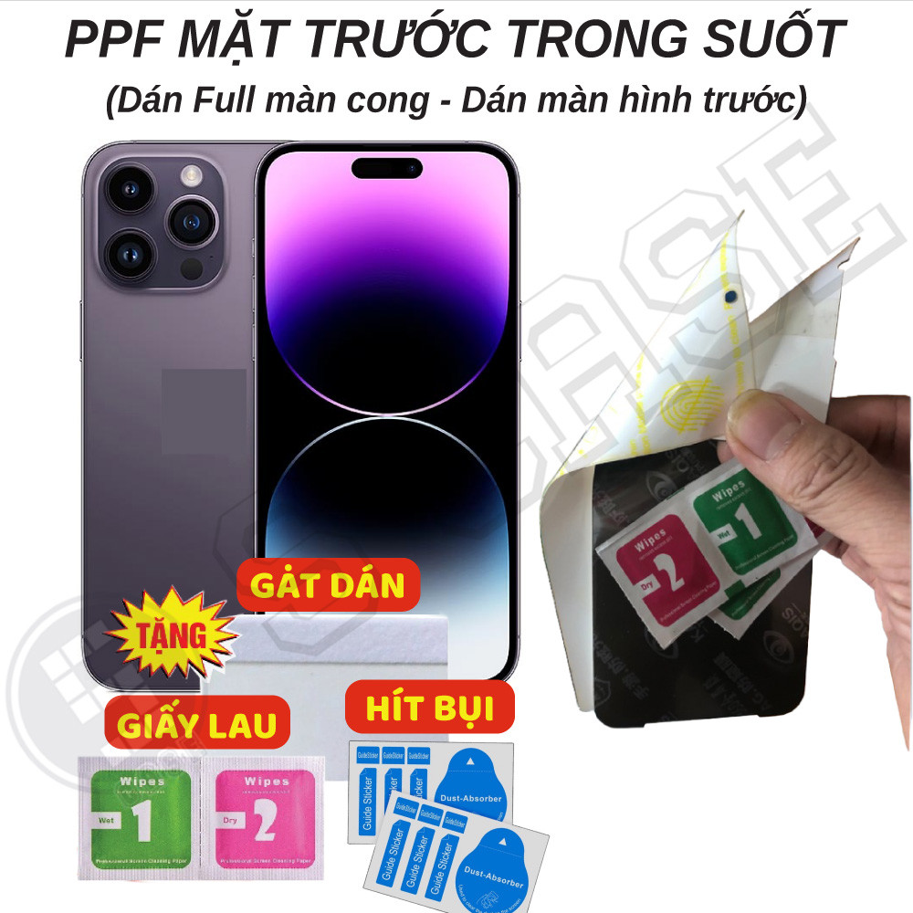 Dán PPF Full Màn Trong Suốt Cho iphone 14 Pro Max iphone 14 Plus 14 Promax