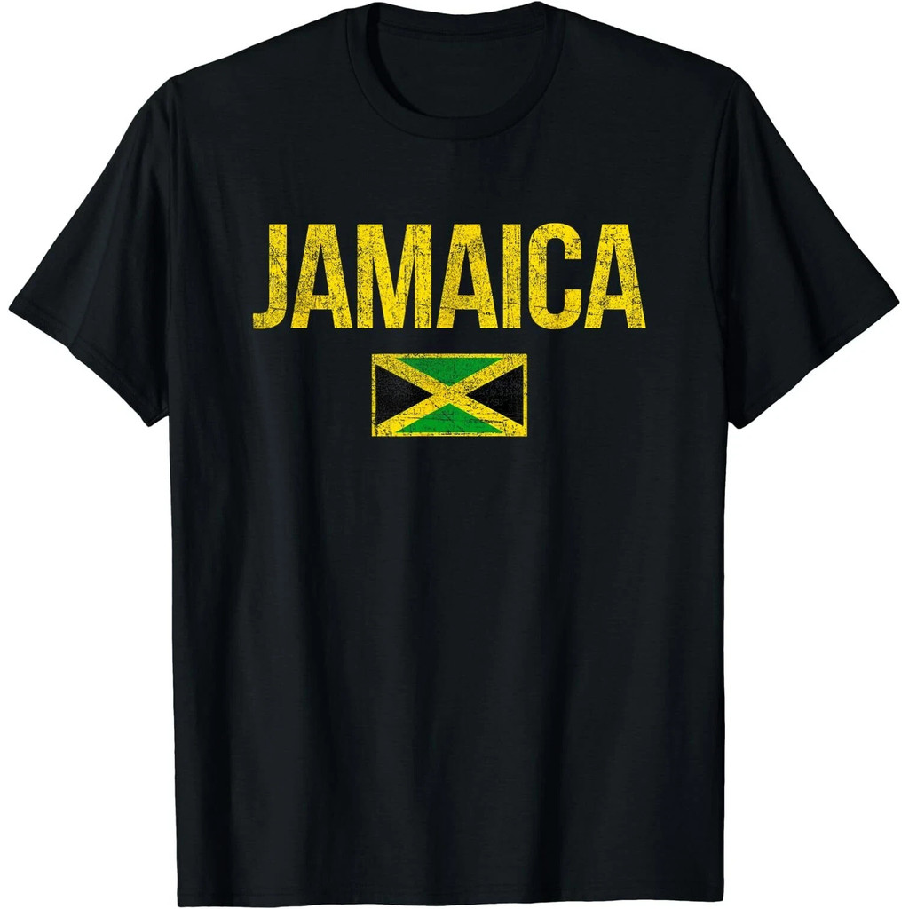 Thời trang mới nhất Cờ Jamaica Du lịch Jamaica Kỳ nghỉ Tee Áo thun