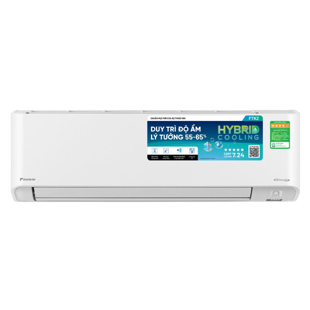 MÁY LẠNH DAIKIN Inverter Cao Cấp FTKZ25VVMV - 1HP CHÍNH HÃNG