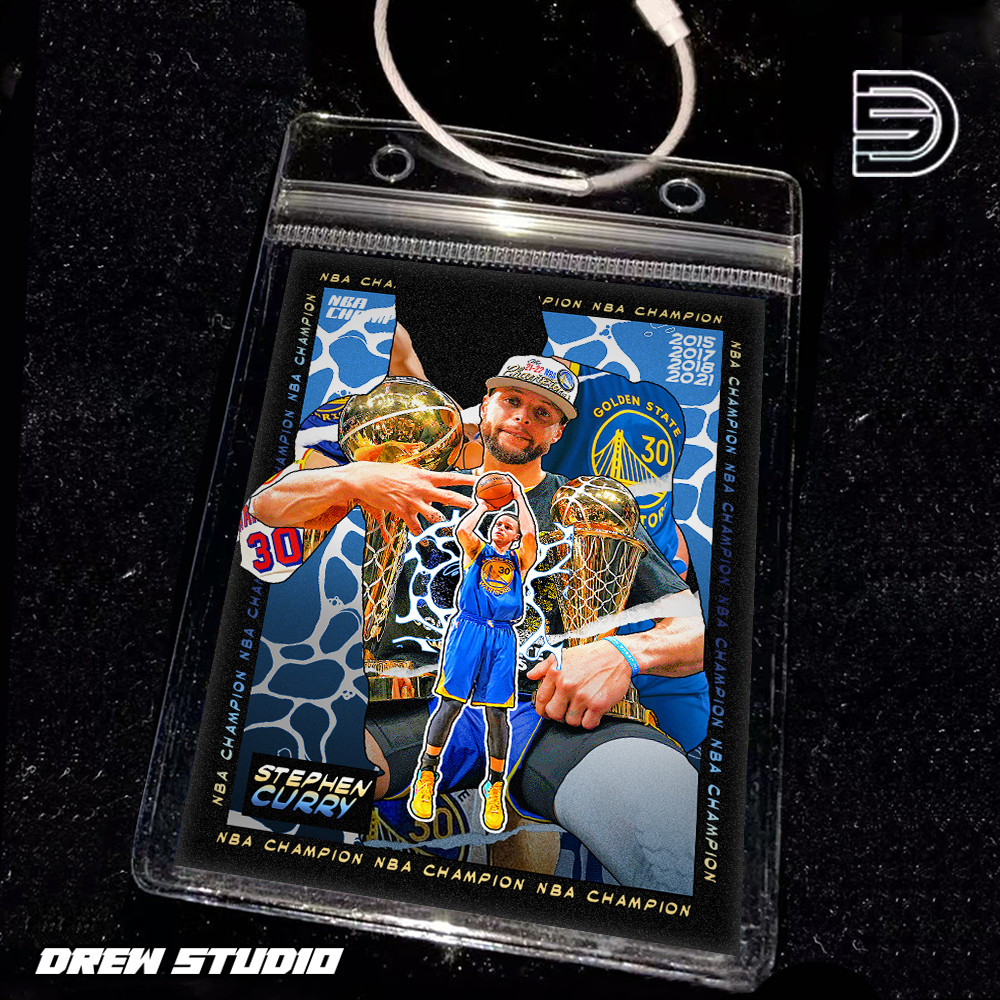 Drew Original Steven Curry Giải vô địch thứ tư Kỷ niệm Golden State Warriors Championship Vấn đề đặc