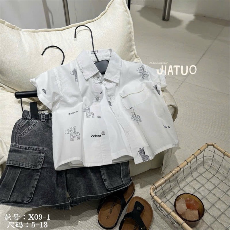 H26/ Sơ mi họa tiết X09-1