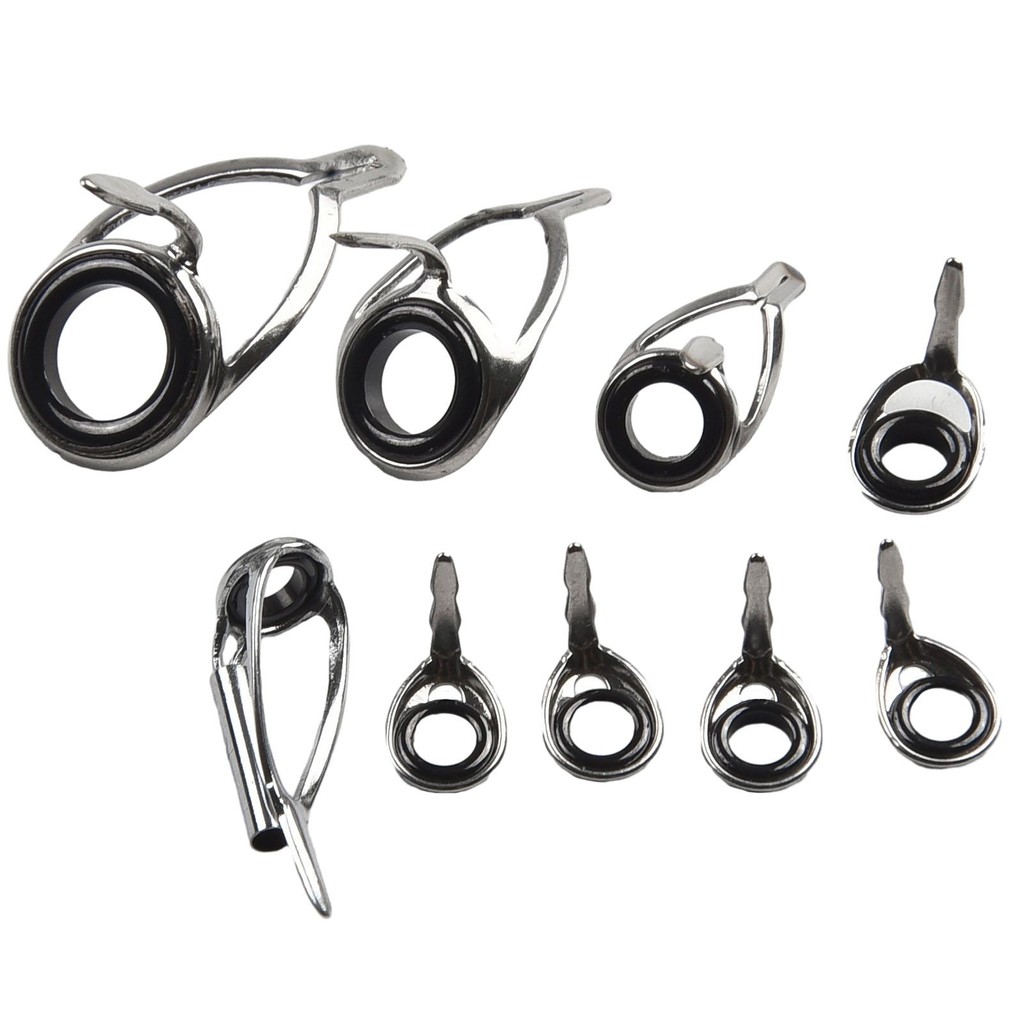 [Hot-OT] Cần câu Top Ring Tip Eye Guide Repair Kit Guide Ring Over Rings Thay thế